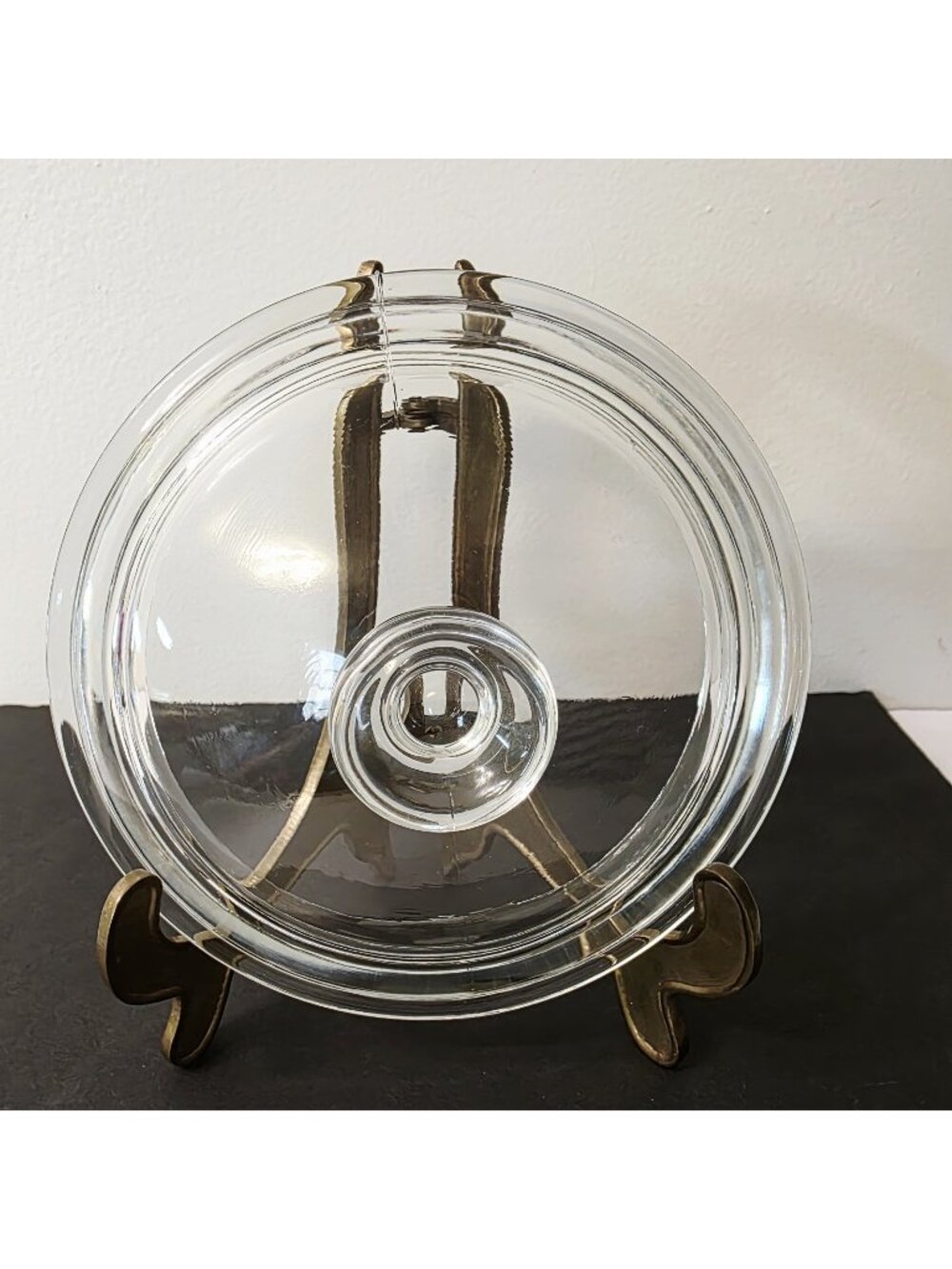 Vtg Pyrex P-68-C A-33 Round Glass Replacement Lid ONLY